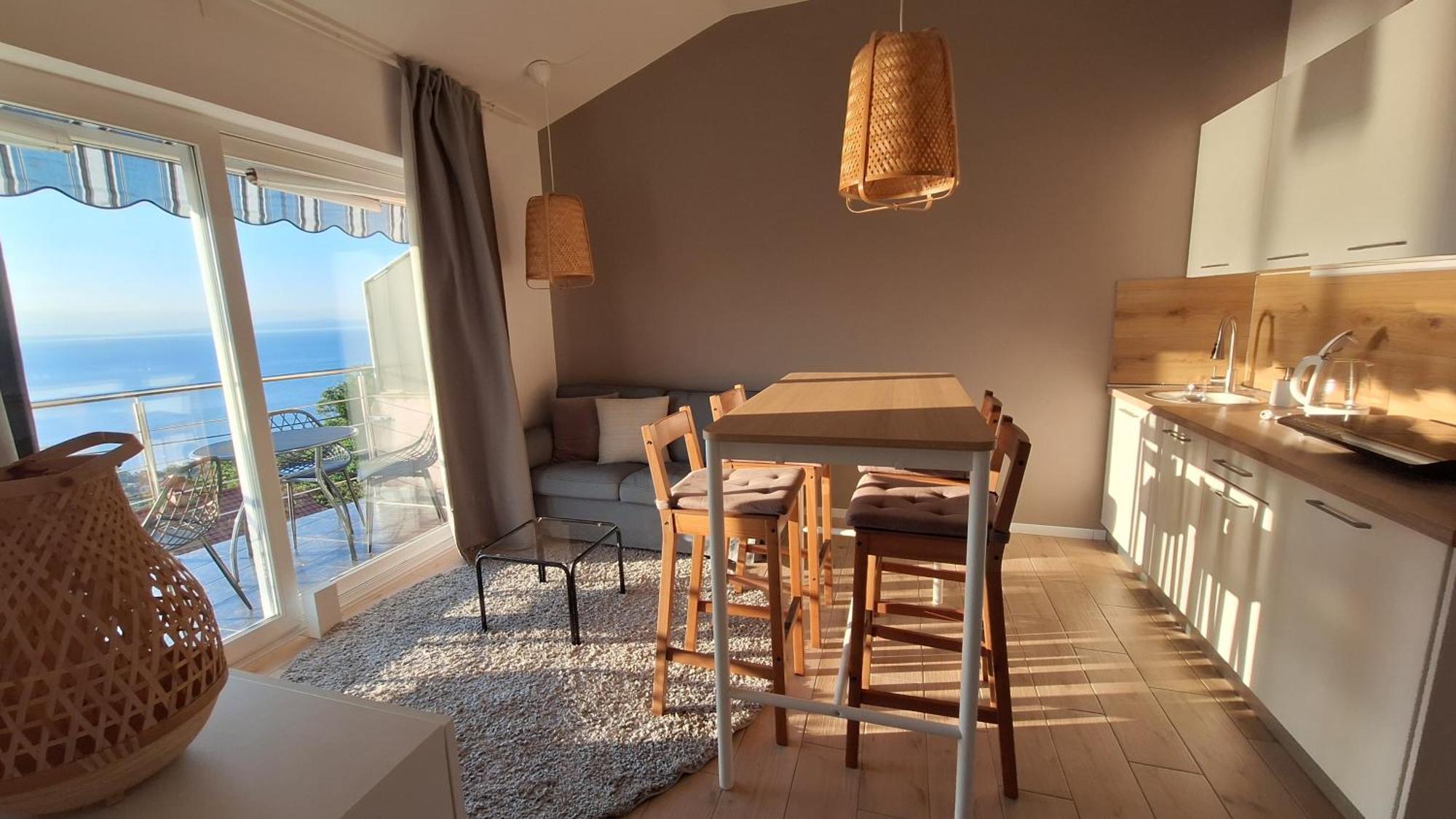 Ferienwohnung Mit 180° Meerblick Dobrec Exterior photo